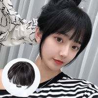 3D French air bangs simulation wig bangs female natural top hair patch to cover white hair bangs wig piece K4U8