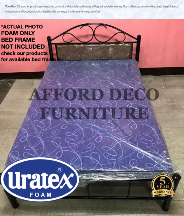 Uratex Foam Double 6 x 48 x 75 (Blue) Lazada PH