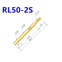 100pcs/pack RL50-2S Test Needle Set 0.86mm Welding Wire Needle Seat