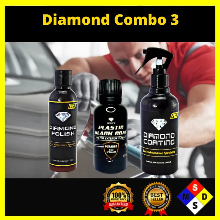 Diamond Coating【Polish+Coating】Diamond Combo 3 Series COMBO SET Quick