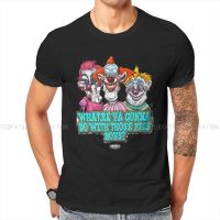 Killer Klowns From Outer Horror Film Tshirt For Men Pies Soft Leisure Tee T Shirt High Quality Trendy Loose 【Size S-4XL-5XL-6XL】