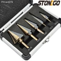 【DT】hot！ 5pcs Bit Set Hss Cobalt Multiple Hole 50 Sizes Titanium Conical Carbide Perforator Cutter