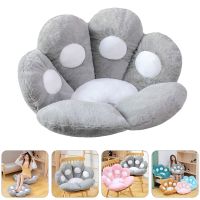 Pillow Chair Cushion Cat Cute Floor Paw Plush Sofa Decor Office Lumbar Relaxing Mat Furry Cushions Desk Baby feeding chair