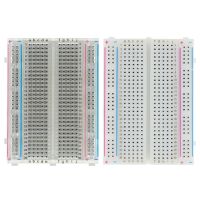 20pcs Transparent/White mini bread board / breadboard 8.5cm x 5.5cm 400 holes DIY Universal PCB