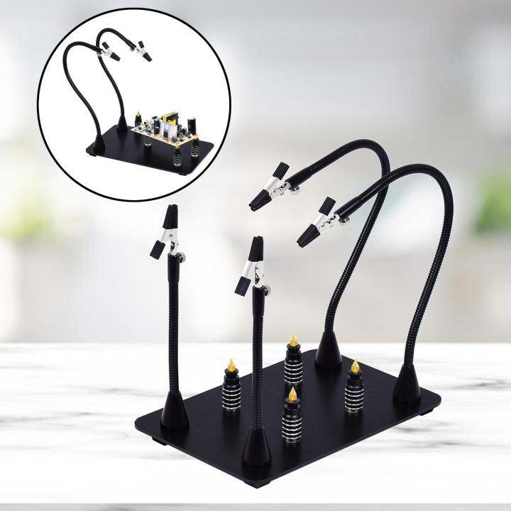 Blesiya Helping Hands Soldering Third Hand Tool 4 PCB Holder for Soldering Assembly Lazada