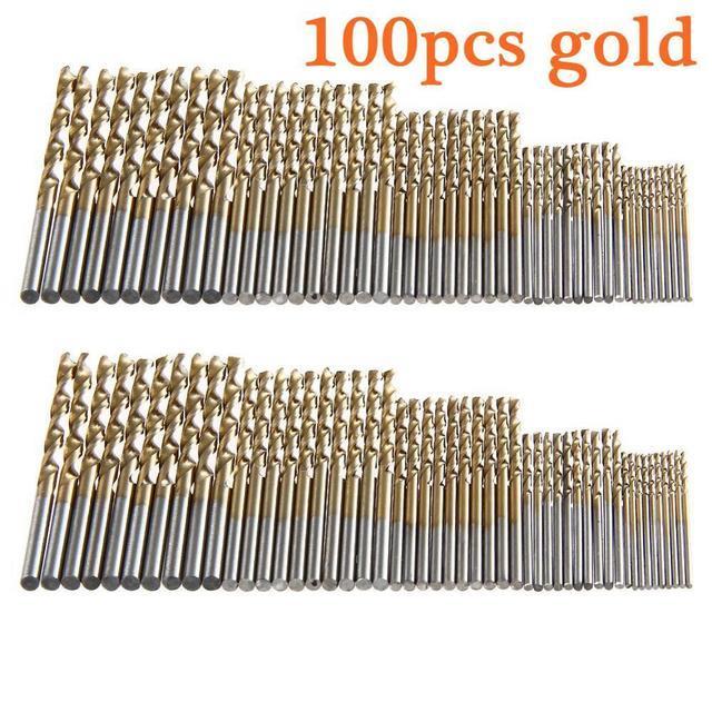 elegant-200pcs-set-1-1-5-2-0-2-5-3mm-titanium-coated-twist-drill-bit-high-steel-for-woodworking-plastic-and-aluminum-hss-drill-bit-set