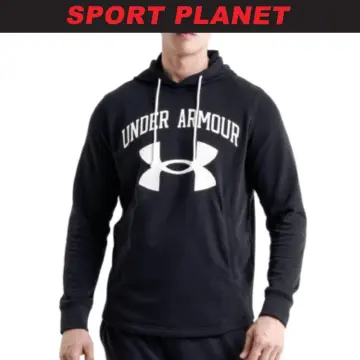 012 - Under Armour Wht Project Rock Terry Men's Hoodie Grey
