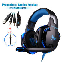 2022G2000 Gaming Headset ลึกเบสสเตอริโองอกสายหูฟังเรืองแสงหูฟังพร้อมไมโครโฟนสำหรับ PS5 PS4 XBOX พีซีแล็ปท็อป