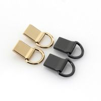 2pcs Metal Bag Side Edge Hang Buckle Buckle With D Rings for DIY Leather Craft Bag Strap Belt Handle Shoulder Accessories