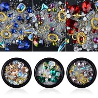 2022 New Nail Art Jewelry Diamond Jewelry Pointed Bottom Shaped Drill Transparent AB Rhinestone Crystal Glass Diamond Jewelry Be