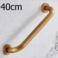 Antique Brass Bathroom 304050cm Grab Bar Shower Safety Handle Bars Toilet Safety Rails Straight Bathtub Safety Rails