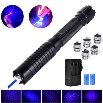 The Most Powerful Burning Laser Torch Focusable Blue Laser Pointer Burn  Paper