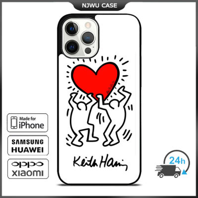 Keith Haring 13 Phone Case for iPhone 14 Pro Max / iPhone 13 Pro Max / iPhone 12 Pro Max / XS Max / Samsung Galaxy Note 10 Plus / S22 Ultra / S21 Plus Anti-fall Protective Case Cover