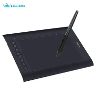 Huion H610 Pro V2 10X6.25นิ้วProfessionalแผ่นวาดกราฟฟิคแผ่นเขียนลายเซ็นBoard 8ปุ่มExpress Keys 16ซอฟท์คีย์8192ระดับแบตเตอรี่-ฟรีStylusใช้งานร่วมกับWindows 7/8/10และMac OSสำหรับการสอนการวาดภาพSignature Online Course