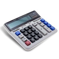 Large Computer Electronic Calculator Counter Solar &amp; Battery Power 12 Digit Display Multi-functional Big Button Calculators