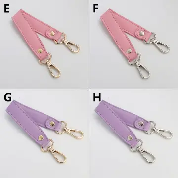 Bag Handle Strap PU Leather Replacement Belt Shoulder Strap Solid Color  Short