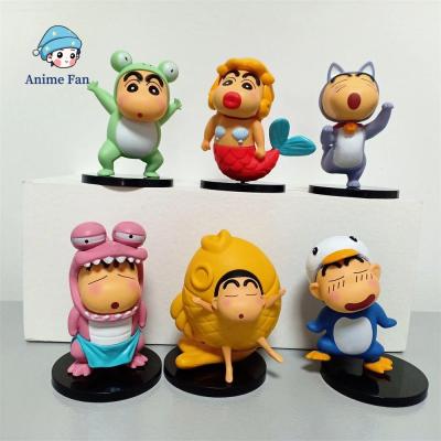 ANIME FAN PVC ของเล่นตัวเลข ของขวัญสำหรับเด็ก ของเล่นโมเดล ตุ๊กตาโมเดล ของเล่นเด็ก Action Figure ตุ๊กตาอะนิเมะ อุปกรณ์ต่อพ่วงตุ๊กตา Crayon Shin-chan