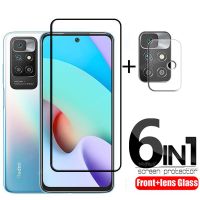 6-in-1 For Xiaomi Redmi 10 2022 Glass For Redmi 10 2022 Tempered Glass HD 9H Full Screen Protector For Redmi 10 2022 Lens Glass Electrical Safety