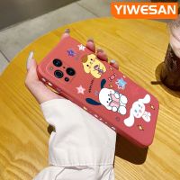 YIWESAN เคสสำหรับออปโป้ไฟนด์ Pro,เคส X3ลายการ์ตูน Cinnamoroll Pochacco บางสวยงามเคสโทรศัพท์ดีไซน์ใหม่ปกป้องขอบสี่เหลี่ยมเคสนิ่มเคสปลอกซิลิโคนกันกระแทก