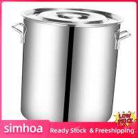 Simhoa หม้ออาหารอเนกประสงค์หม้อซุปสแตนเลส20L สำหรับโรงอาหารในครัวเรือน