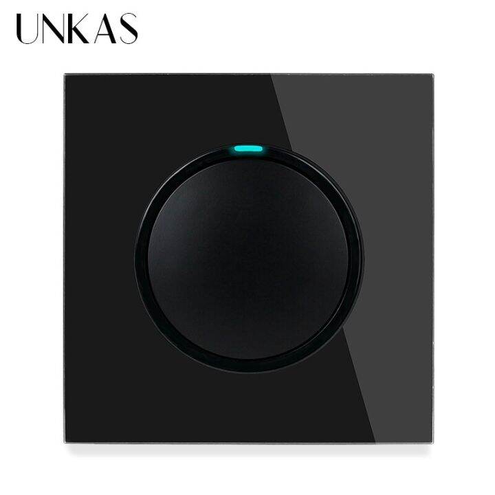 unkas-grey-1-2-3-4-gang-1-2-way-random-click-on-off-pass-through-wall-light-switch-led-indicator-gray-crystal-glass-panel