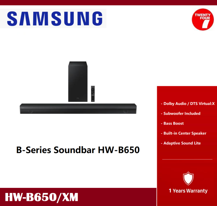 SAMSUNG HW-B650 3.1ch B-series Soundbar (2022) HW-B650/XM | Lazada