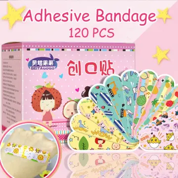 120pcs/set Transparent Band Aid Waterproof Wound Dressing Plaster Skin  Patch Adhesive Bandages for Children Adults Plaster