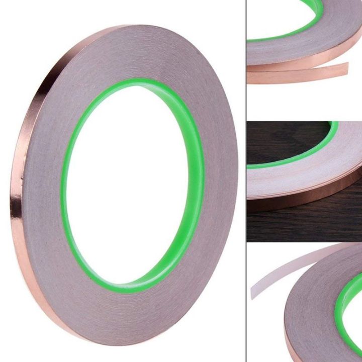 conductive-copper-adhesive-foil-tape-3-5-6-8-10mm-double-sided-conduct-copper-foil-tapes-length-20m-conductive-tape