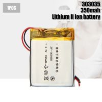 ลิเธียมโพลิเมอร์แบบชาร์จใหม่ได้303035 350Mah สำหรับ MP3 Power Bank GPS ชุดหูฟังบลูทูธกล้อง Cod-Lipo Cd 3.7V