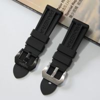 Suitable For peinahai Rubber Watch Strap mens waterproof pam111 / 112 0389 368 watch strap 24mm accessories 441