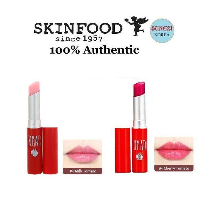 SKINFOOD Tomato Jelly Tint Lip 4.5g No.4 (Milky Tomato) + Skinfood