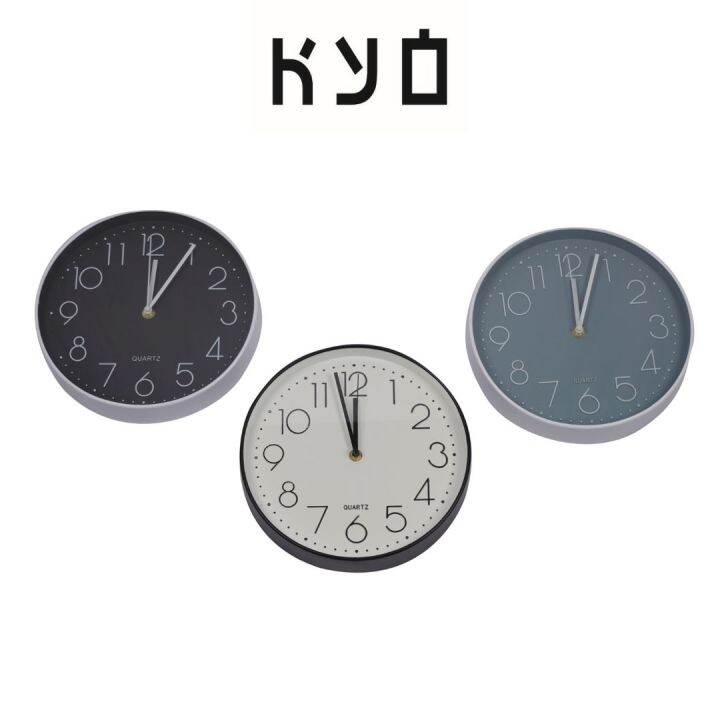[SG SELLER] 25cm Quartz Round Wall Clock Lazada Singapore