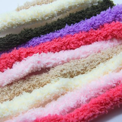 NUBECOM 1PC Colored Plush Sticks DIY Doll Dog Toy Gift Making Decor Creative Plush Twist Stick Soft Felt Strip Sewing Supplies