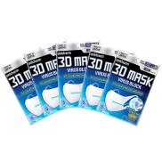 Bộ 6 gói khẩu trang ngăn virút Unicharm 3D Mask Virus Block Made in Japan
