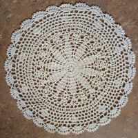 Vintage รอบผ้าฝ้ายตารางเสื่อ pad ผ้าโครเชต์ placemat ถ้วยกาแฟ coaster คริสต์มาสมือดอกไม้ doily ห้องครัว - Faewer