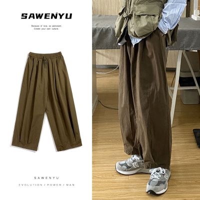 ❍✕◄ Japanese Harajuku Hong Kong style oversize pants womens high street American style vibe wind Japanese miscellaneous wind straight-leg workwear wide-leg pants