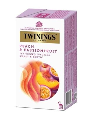 Twinings Peach &amp; Passion Fruit tea ชาทไวนิงส์ พีช เเอนด์ แพชชั่น ฟรุ้ต