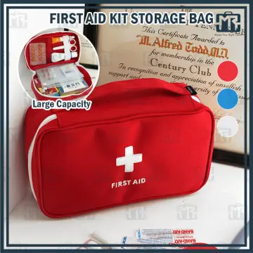 Large-capacity First Aid Kit Portable Medicine Box Empty Organizer