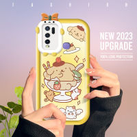 เคสเคสโทรศัพท์สำหรับ Vivo Y51 2020 Y51A 2021 Y52 5G Y53S 4G Y55 5G การ์ตูน Pochacco Melody Cinnamoroll เคสโทรศัพท์มีลาย Pom Pom Purin เคสโทรศัพท์เลนส์โทรศัพท์มอนสเตอร์ฝาครอบป้องกันนิ่ม