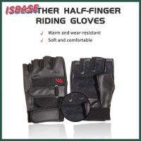 ISBASE【Ready Stock】 Boxing Gloves Tactical Half Finger Gloves Winter Special Forces Fighting Boxing Outdoor Cycling Motorcycle Thick Sponge Anti-shock