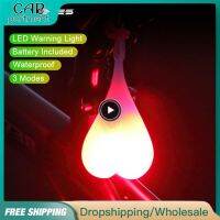 【LZ】♤❒  Bicicleta traseira Silicone Light Balls Ciclismo Luz Traseira Bicicleta Criativa Noite Essencial LED Safety Warning Lights Impermeável 1-10pcs