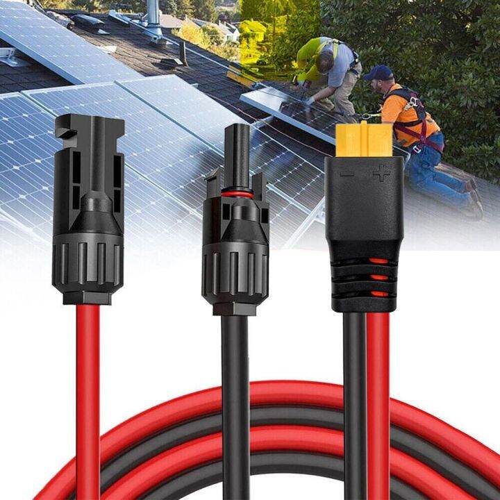 12awg Solar Charging Cable Xt60 Solar Panel Connection Cable Charging Cable Lazada 9844