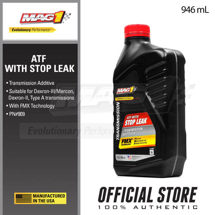 MAG 1 Car Automatic Transmission Fluid with Stop Leak Additive, 1qt