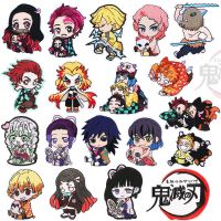 Demon Slayer Patches Anime Kawaii Cartoon Clothes Patche Tanjirou Nezuko Kanao Zenitsu Garment Stickers Embroidery Cloth Sticker Haberdashery