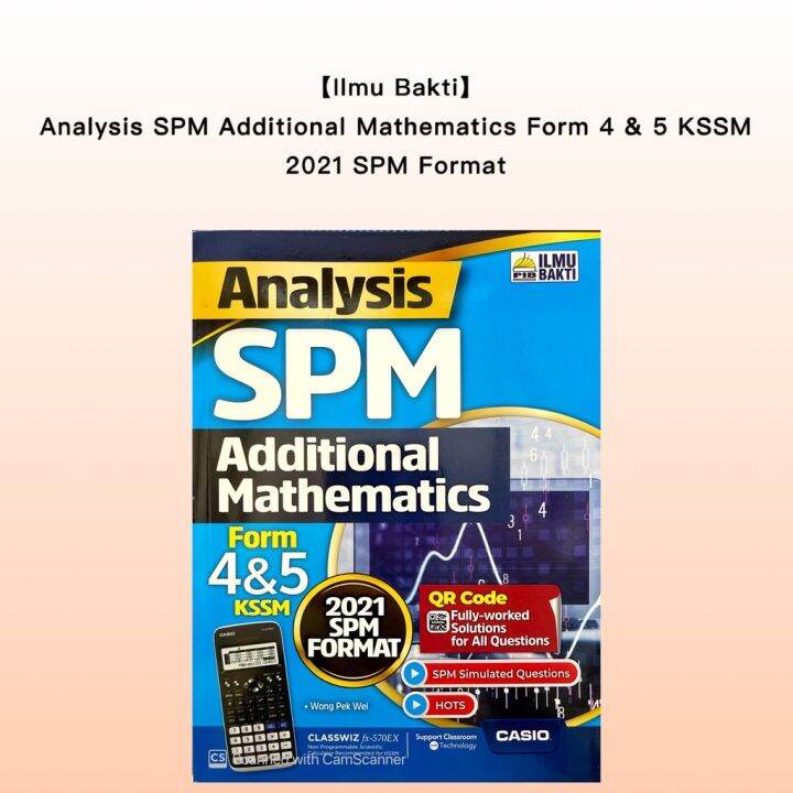  ilmu bakti analysis spm additional mathematics form 4 5 kssm