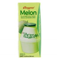 ?Import Item?​ 빙그레 우유 นมเกาหลีรสผลไม้ Binggrae Milk 200mlเมล่อน Melon