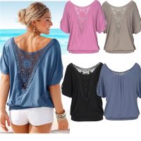 Fashion Harajuku T Shirt Women Summer Blusa Mujer Tshirt Casual O-Neck Woman Top Tee Vintage Female Clothing Lace Ladies T-Shirt