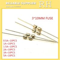 60PCS/Lot   3.6*10MM  0.5A 1A 1.5A 2A 3A 5A  With Pin Fuse  Each 10pcs Fuses  Accessories