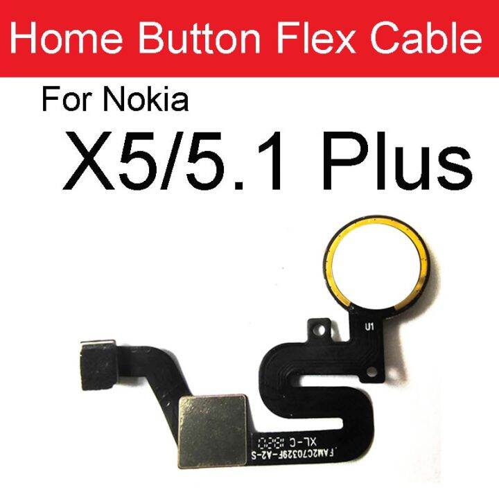 ลายนิ้วมือเซนเซอร์-flex-ribbon-สําหรับ-nokia-5-5-1-6-6-1-7-8-plus-x5-x6-back-home-button-return-key-touch-sensor-flex-cable-parts