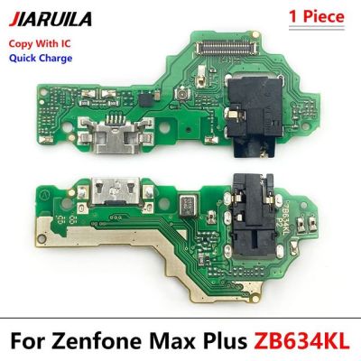 【▼Hot Sales▼】 nang20403736363 ไมโครโฟนชาร์จพอร์ต Usb ท่าเรือไมโครโฟนบอร์ดเชื่อมต่อสายเคเบิลงอได้ Asus Zenfone Max ซ่อมแซมชิ้นส่วนสำหรับบวก M2 Zb634kl A001d